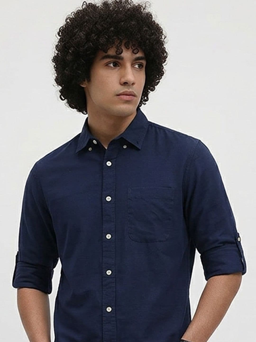 Roadster Life Co. Easy Drape Cotton Shirt - view 1