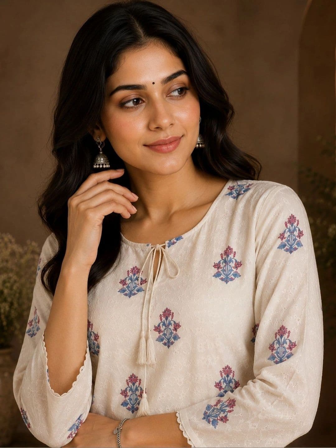 Anouk Women Floral Printed Floral Kurta - view 1