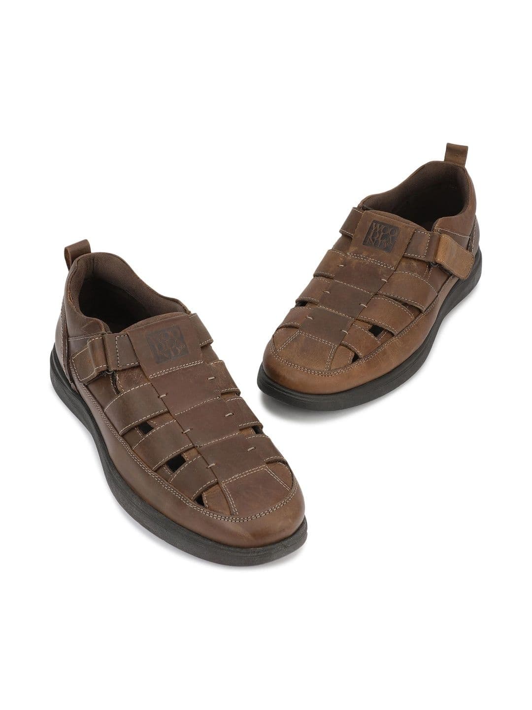 Woodland Men Leather Fisherman Sandals thumbnail 3