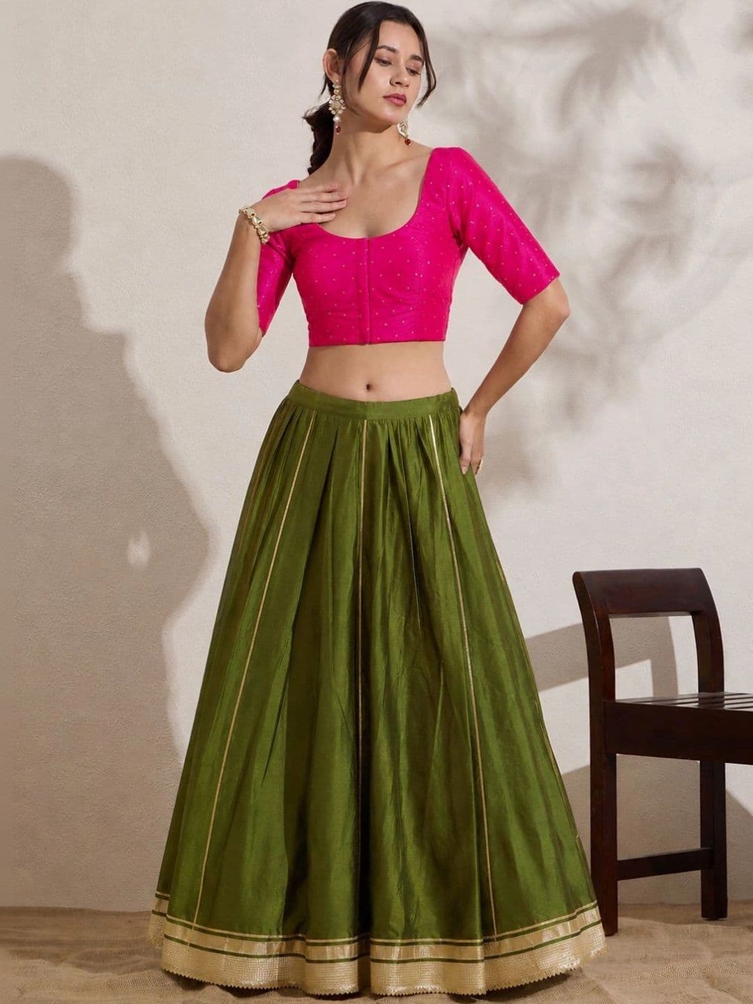 The Blouse Originals Silk Embellished Saree Blouse thumbnail 6