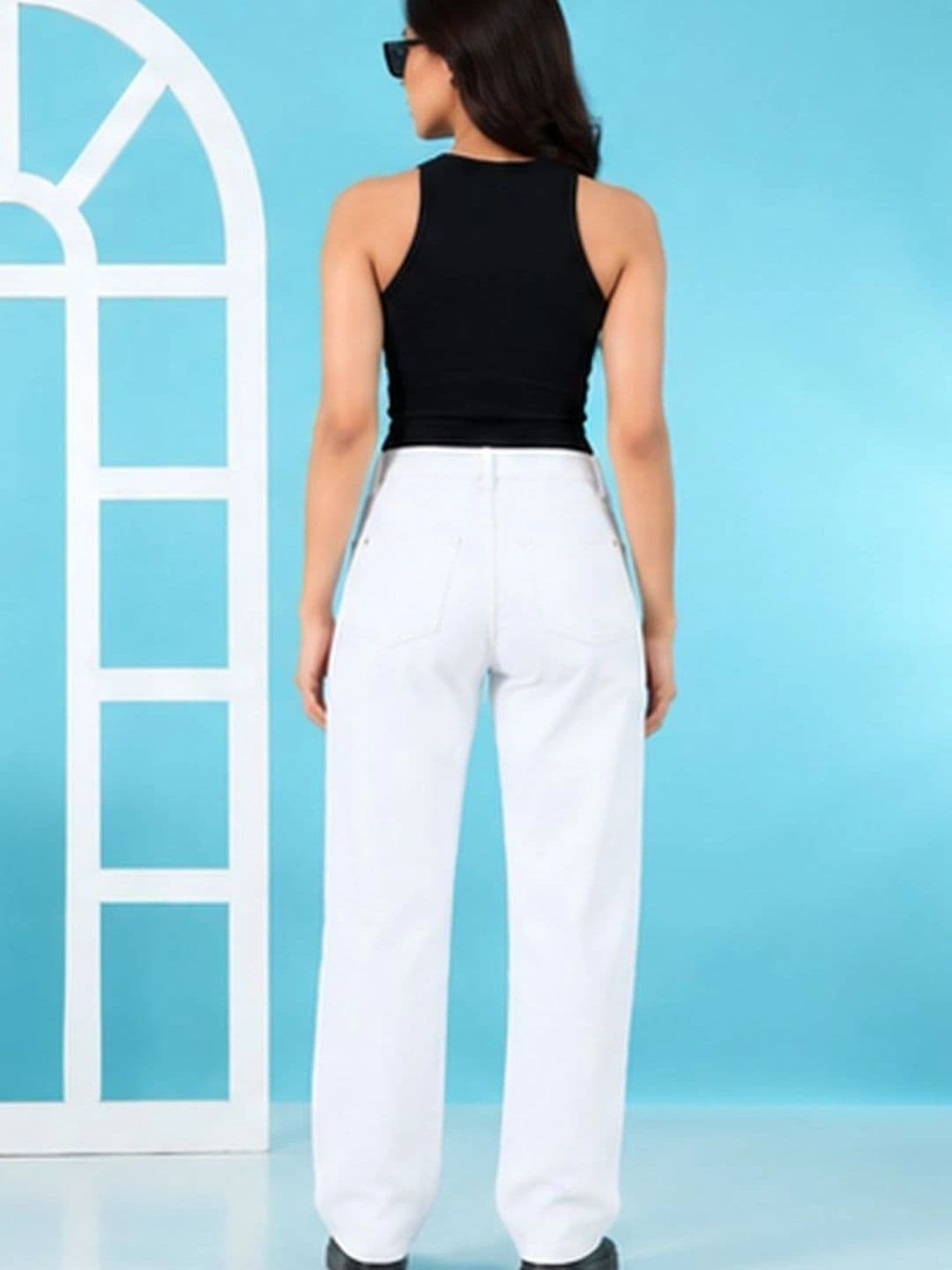 SZN Women Classic Regular Fit Mid-Rise Stretchable Jeans thumbnail 5
