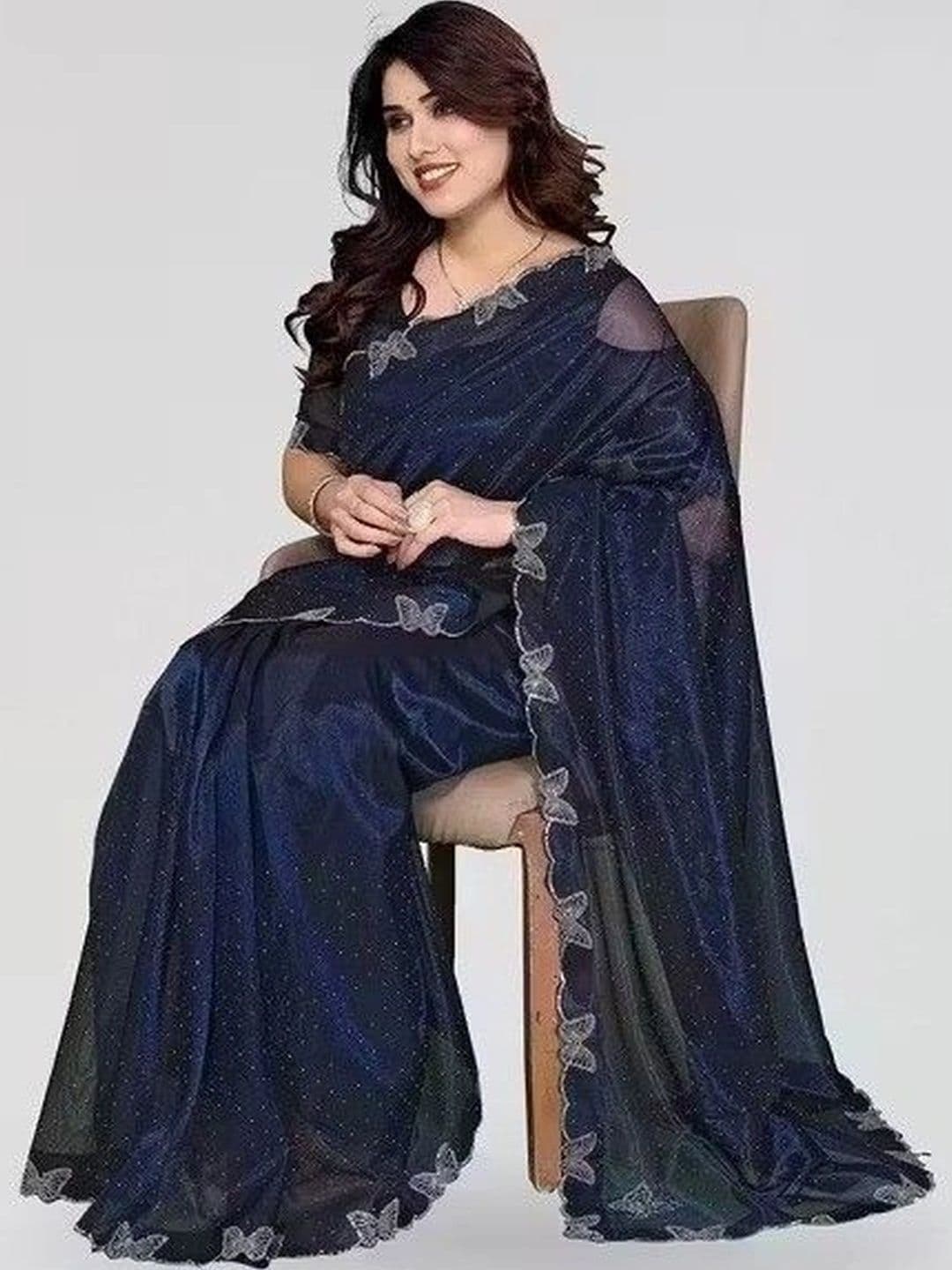 RENBRIZA Net Saree - view 1
