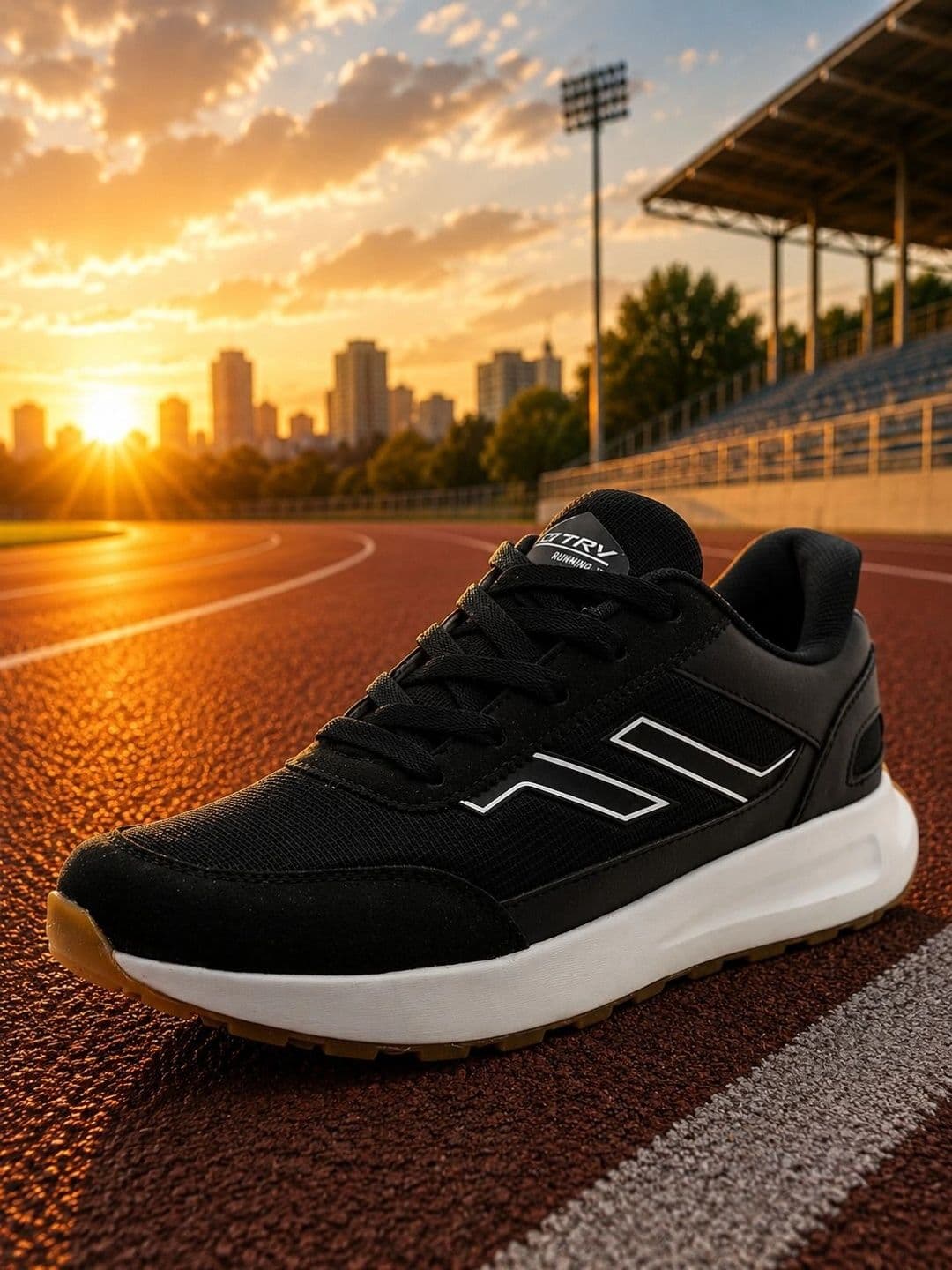 TRV Men Mesh Running Non-Marking Shoes thumbnail 4
