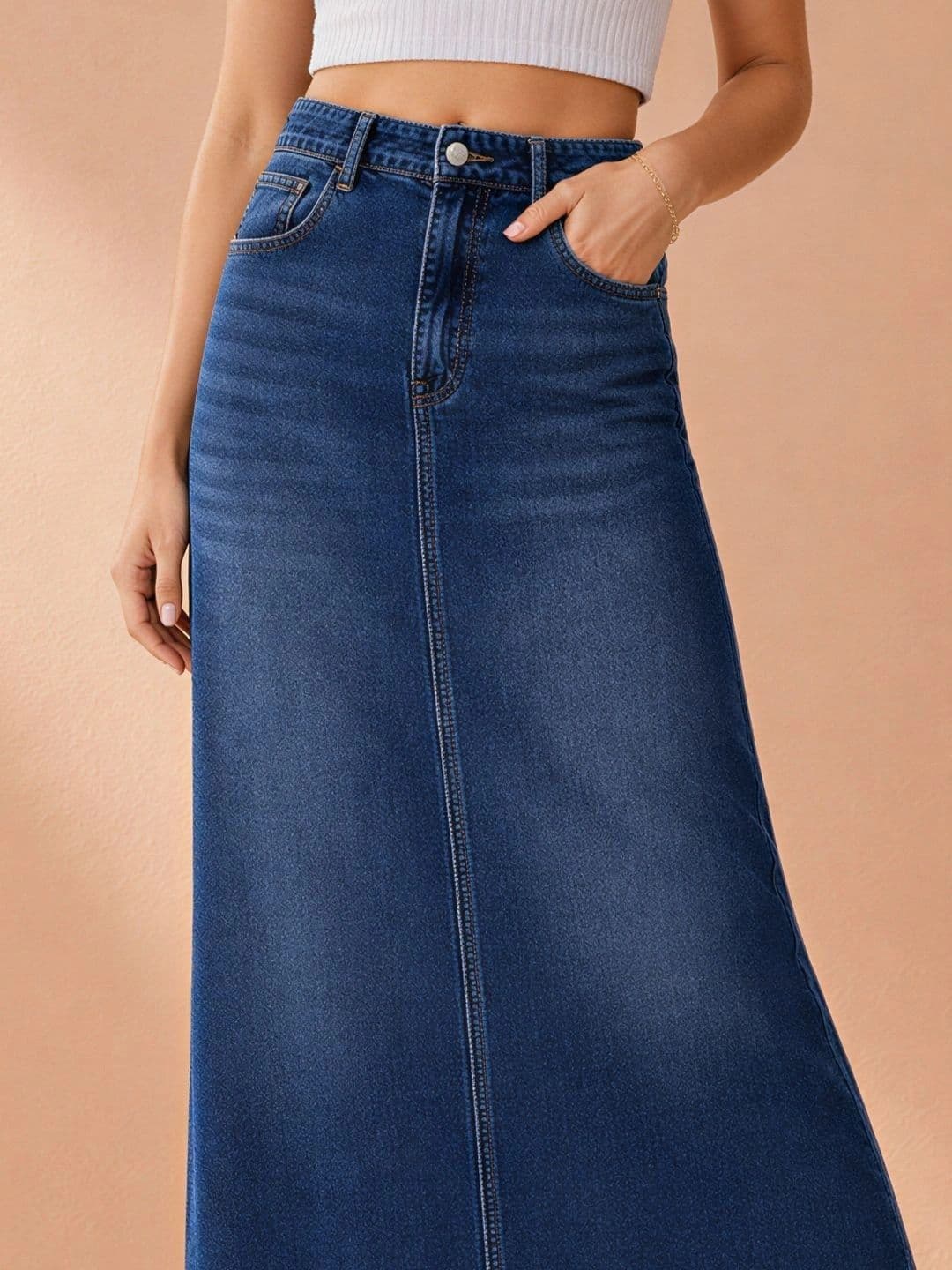 ATELIER REBEL Women Maxi Straight Skirt thumbnail 4