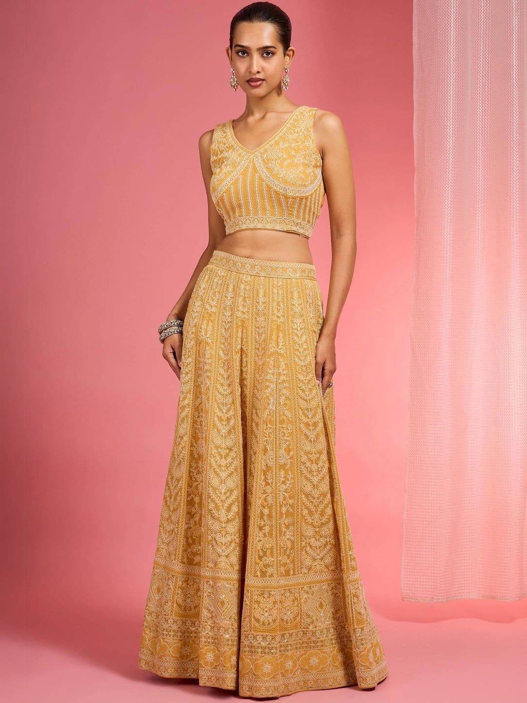 MILU MADAN Embroidered Thread Work Semi-Stitched thumbnail 5