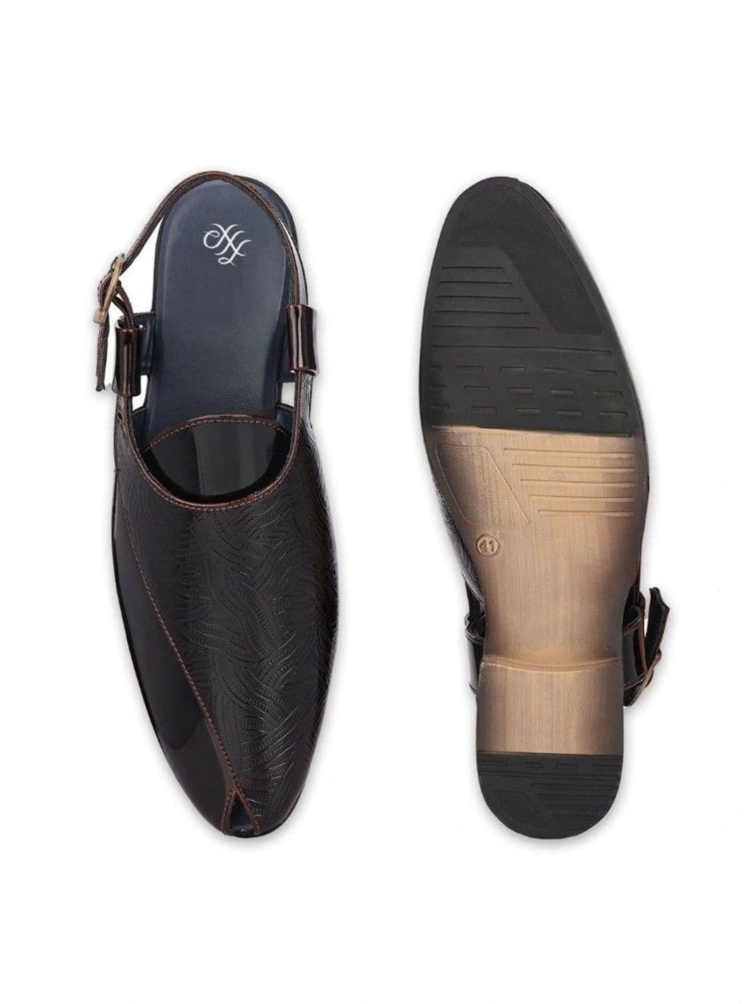 House of Pataudi Men Shoe-Style Sandals thumbnail 3