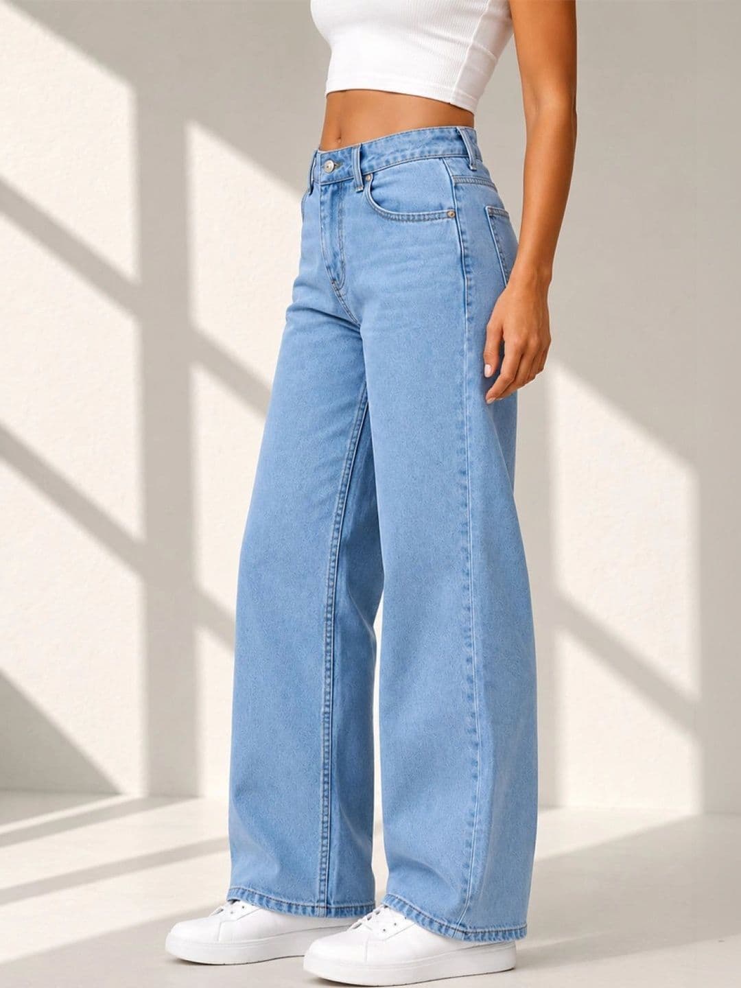 SZN Women Classic Regular Fit Mid-Rise Stretchable Jeans thumbnail 4
