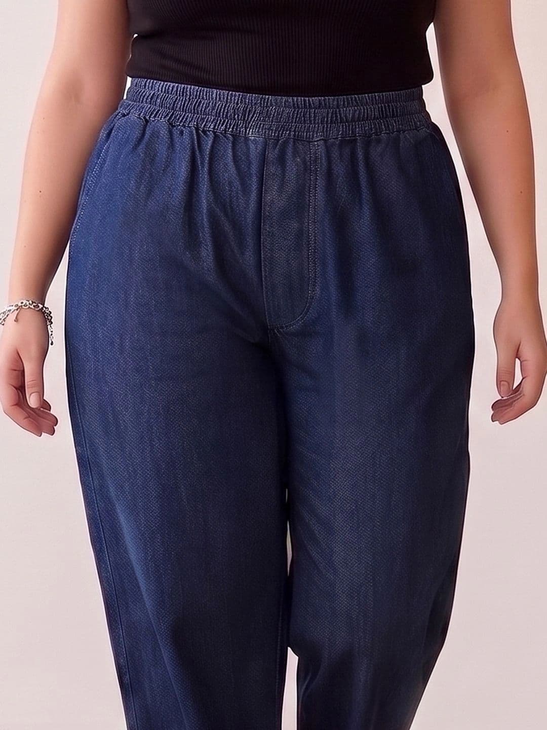 Style Quotient Plus Women Classic Relaxed Fit High-Rise Jeans thumbnail 3