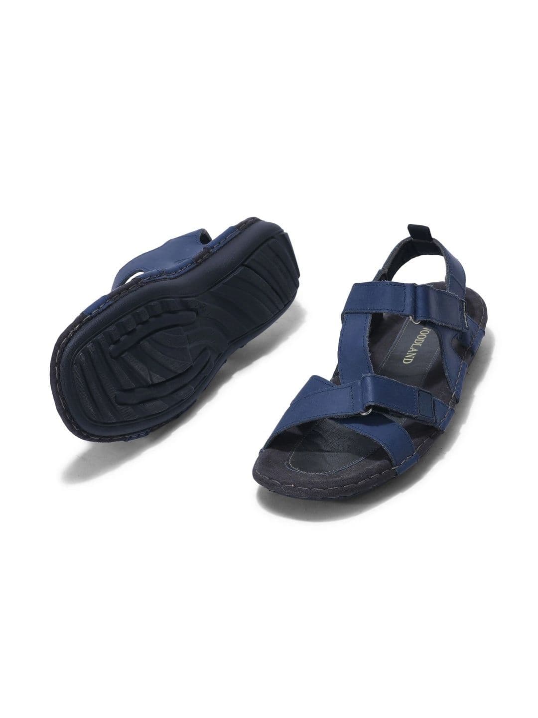 Woodland Men Leather Comfort Sandals thumbnail 5