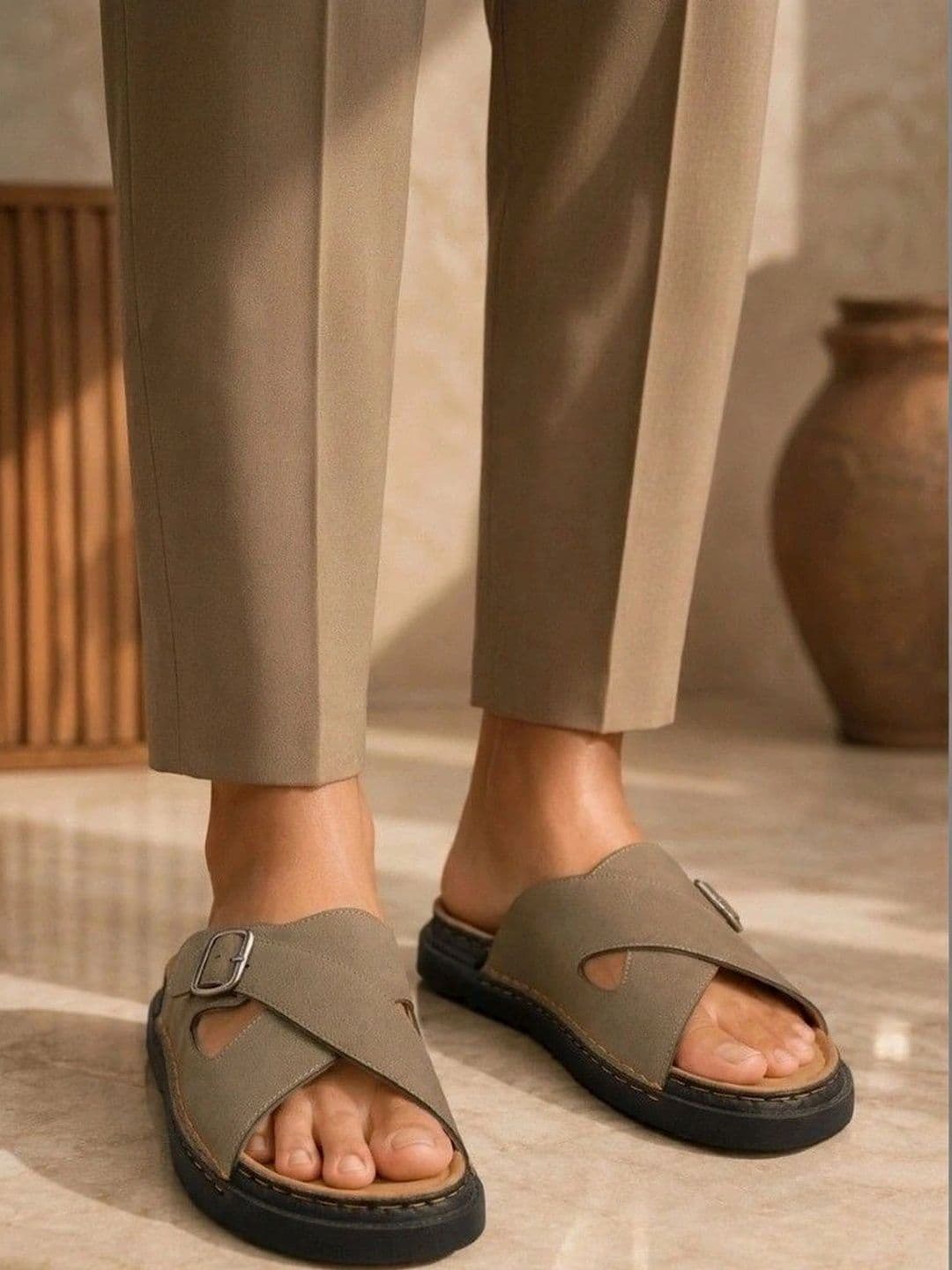 Roadster Men Suede Comfort Sandals thumbnail 4