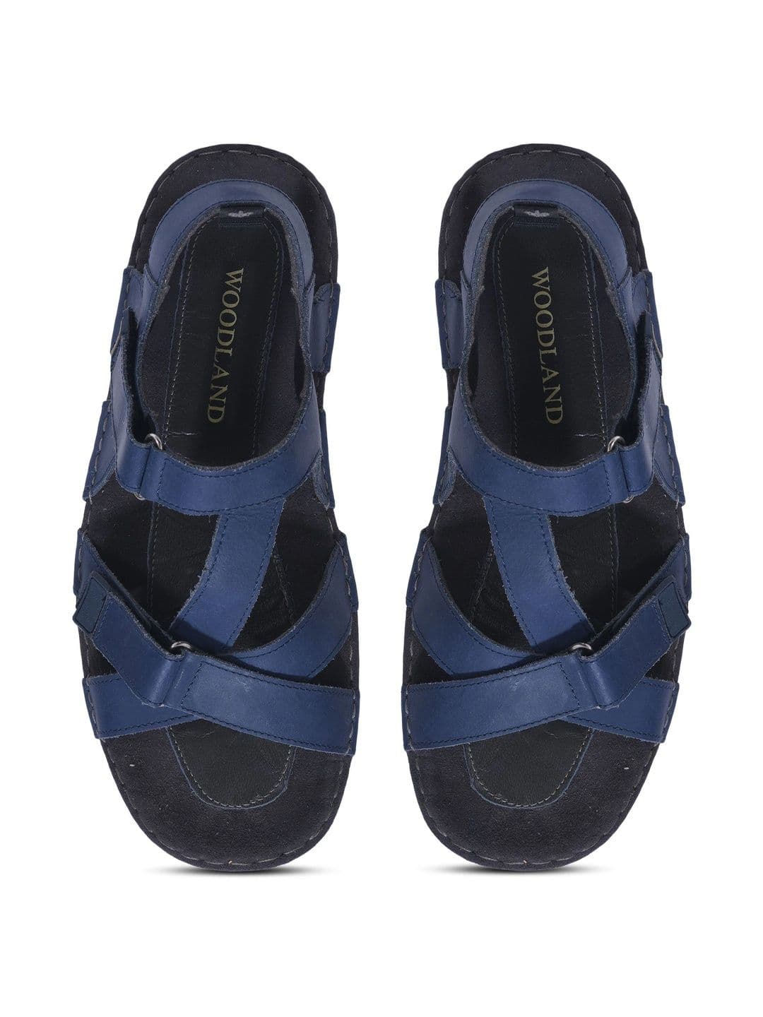 Woodland Men Leather Comfort Sandals thumbnail 2
