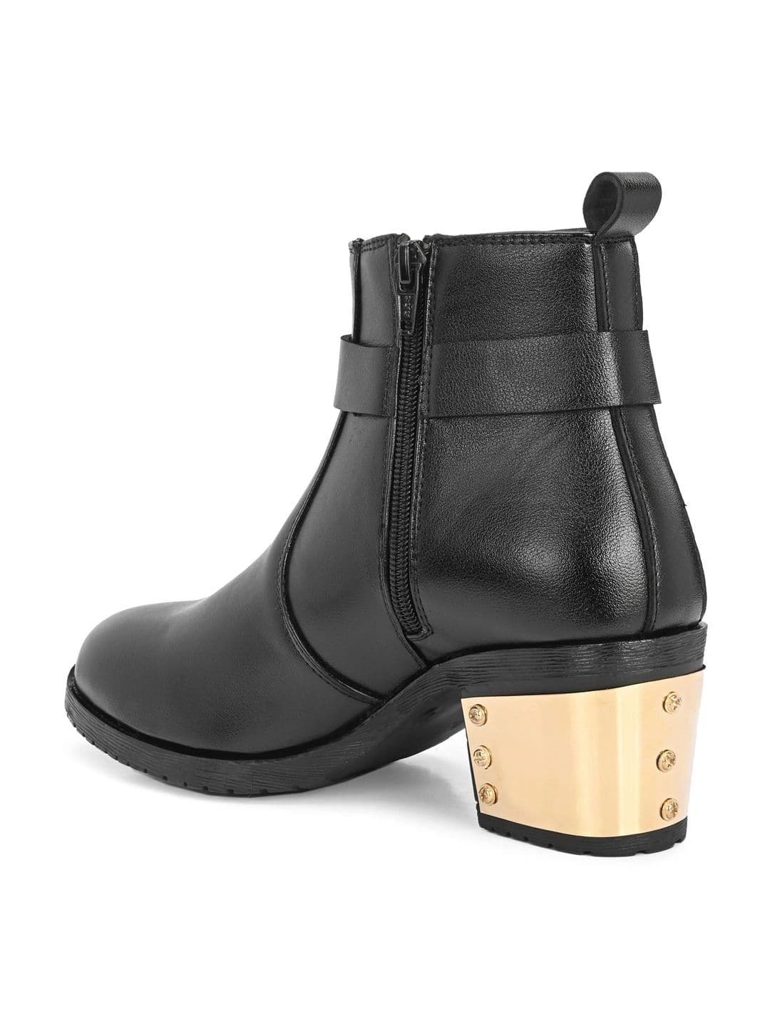 The Roadster Lifestyle Co Women Round Toe Zip Regular Boots thumbnail 5