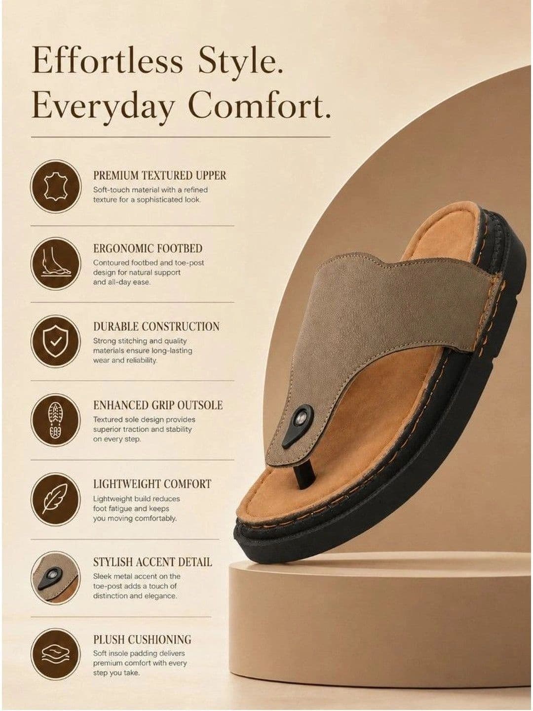 Roadster Men Suede Comfort Sandals thumbnail 3