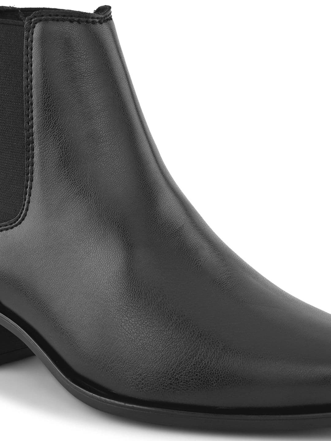 The Roadster Lifestyle Co Women Textured Pointed Toe Slip-On Chelsea Boots thumbnail 6