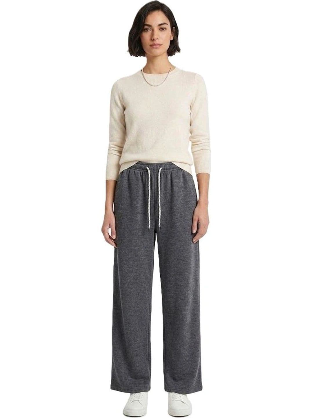 Alexvyan Women Knitted Cropped Palazzos thumbnail 3
