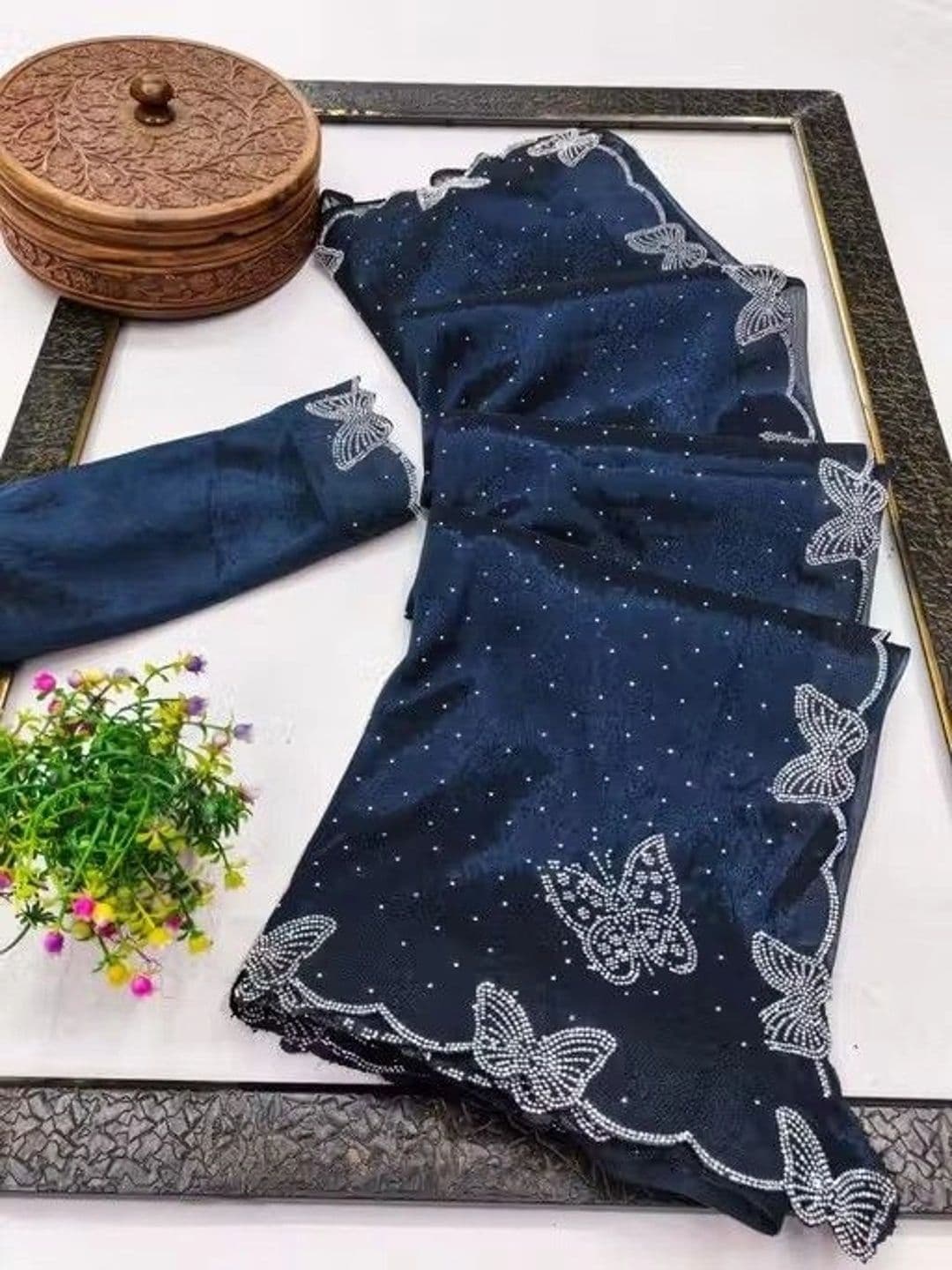 RENBRIZA Net Saree thumbnail 5