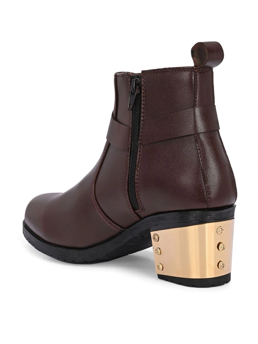 The Roadster Lifestyle Co Women Round Toe Zip Regular Boots thumbnail 6
