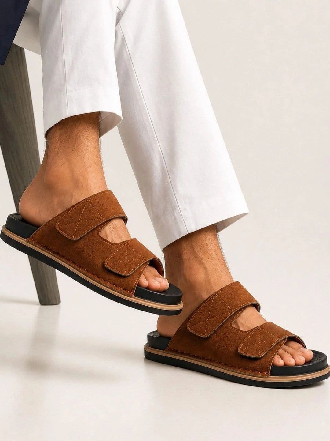 Roadster Men Suede Comfort Sandals thumbnail 6