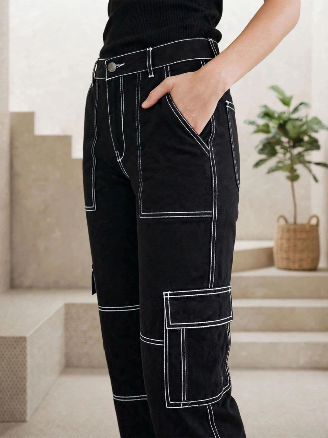 SZN Women Classic Regular Fit Mid-Rise Stretchable Jeans thumbnail 2