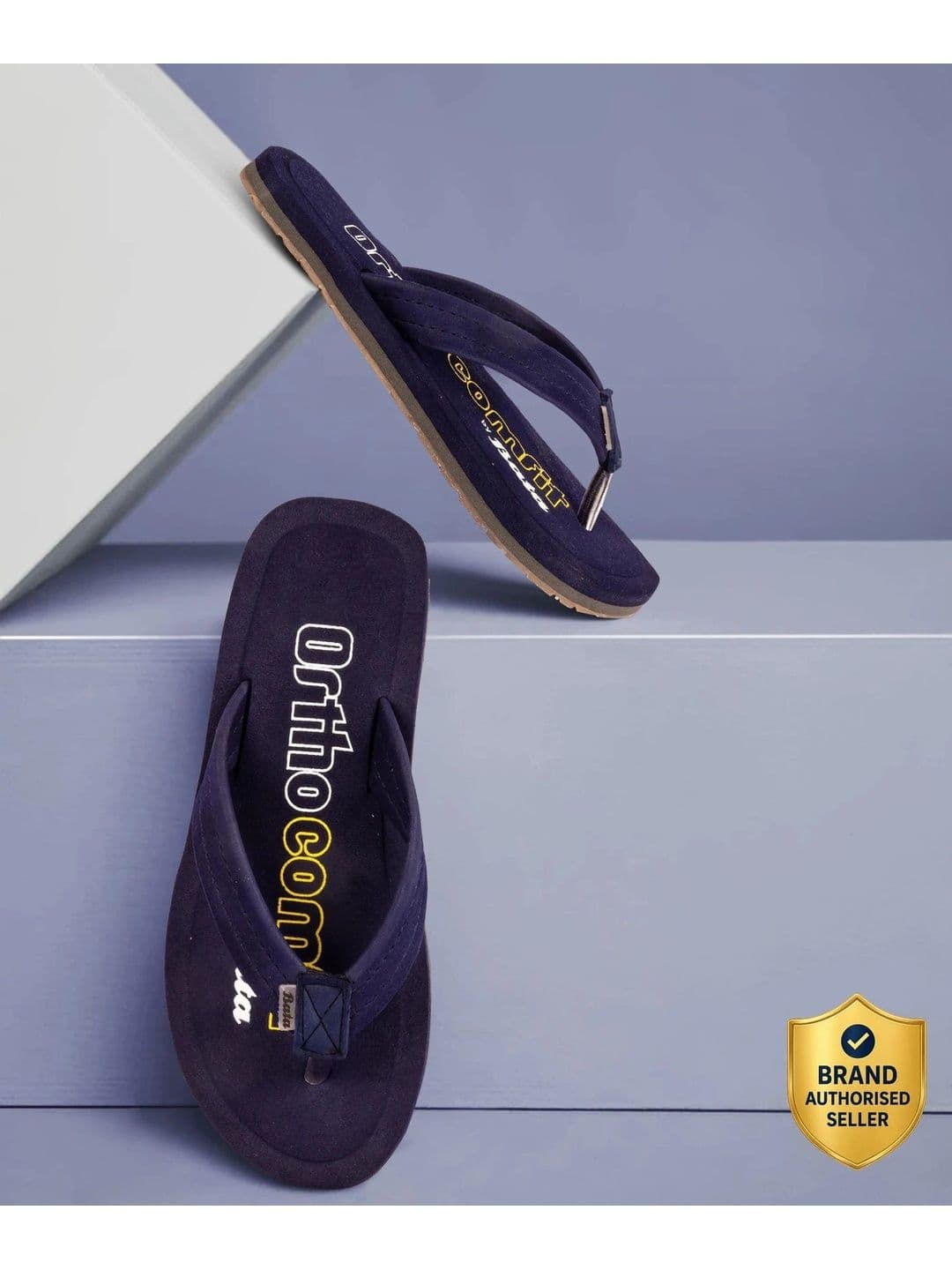 Bata Men Printed Thong Flip-Flops - view 1
