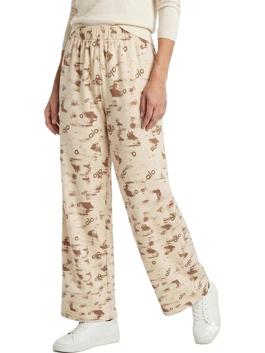 Alexvyan Women Printed Knitted Palazzos - view 1