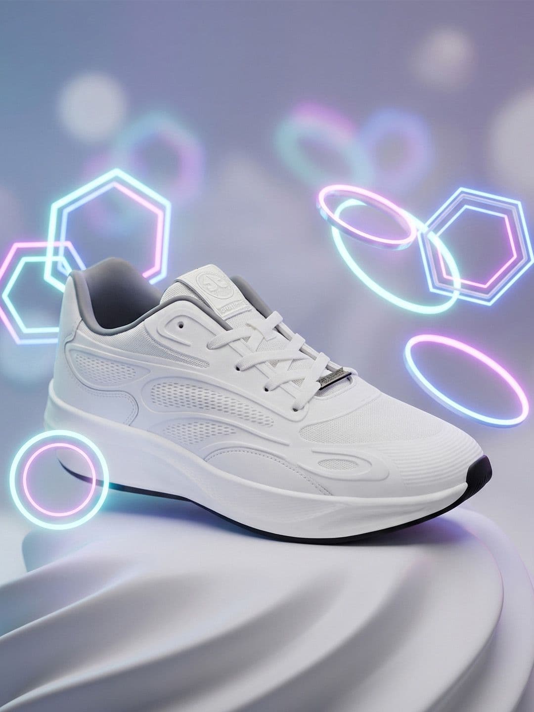 OFF LIMITS Gladiator Bt White Mesh Running Shoes - view 1