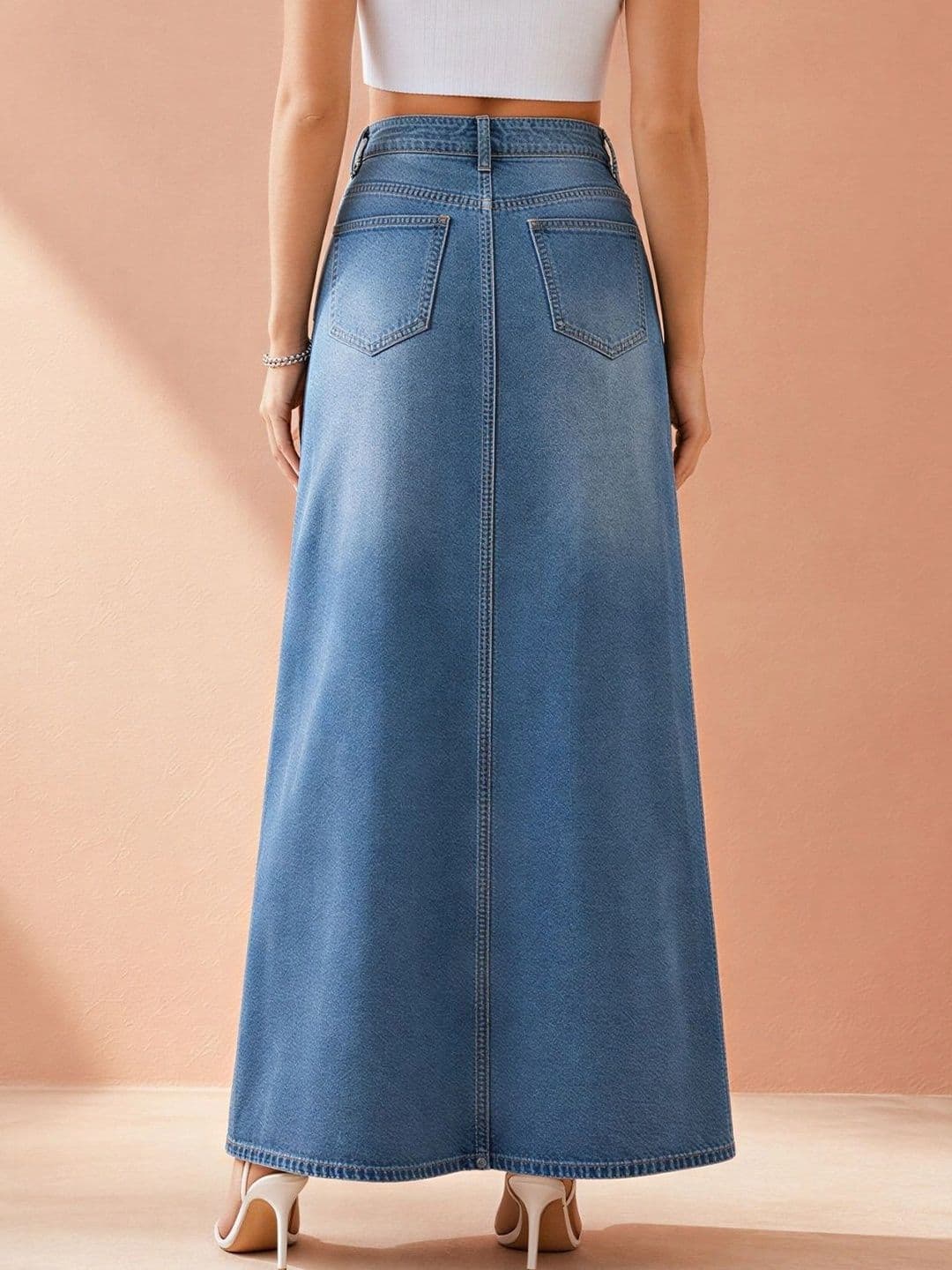 ATELIER REBEL Women Maxi A-Line Skirt thumbnail 5