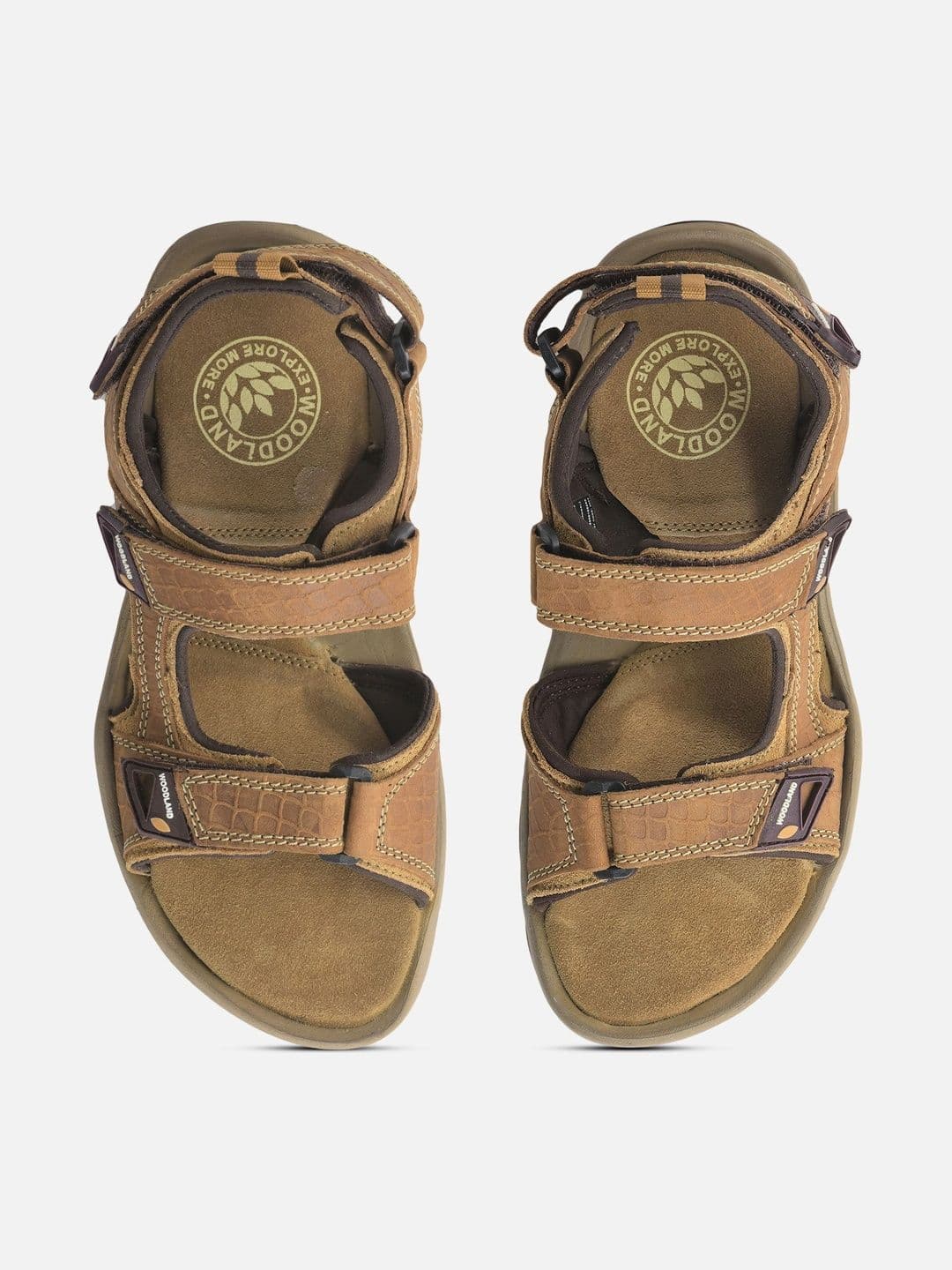 Woodland Men Leather Sandals thumbnail 2