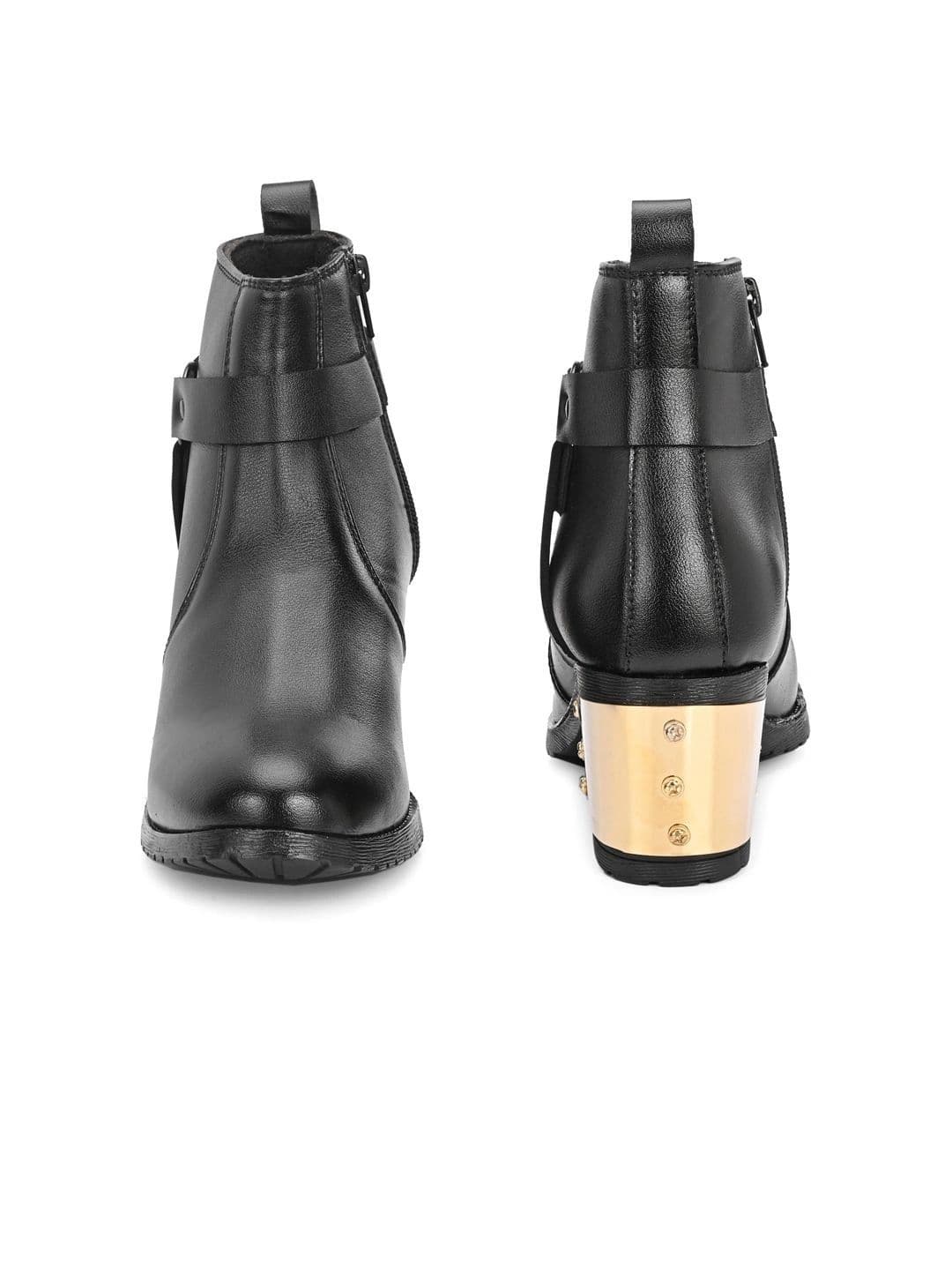 The Roadster Lifestyle Co Women Round Toe Zip Regular Boots thumbnail 6
