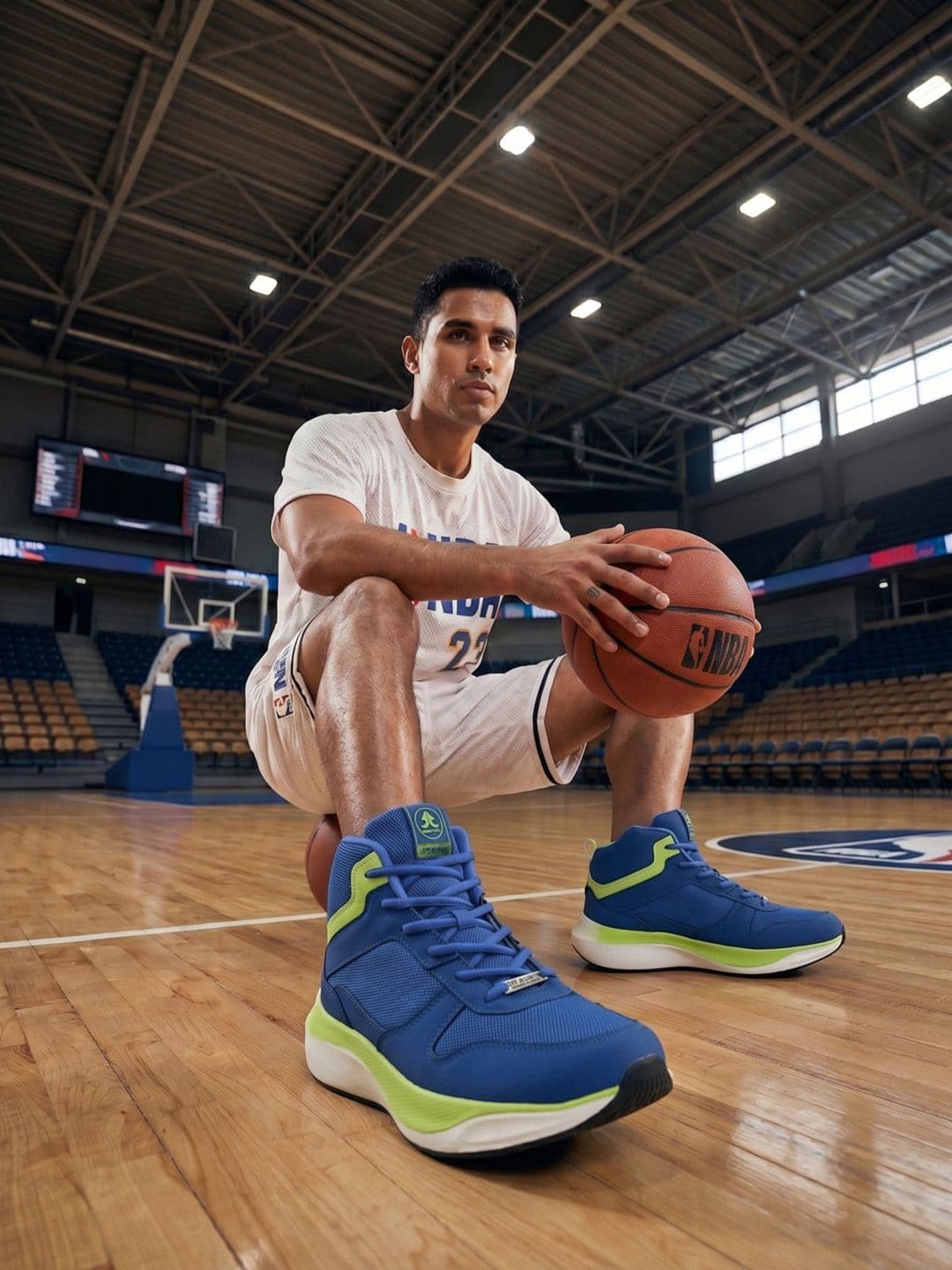 OFF LIMITS Men Non-Marking Lace-Ups Basketball Mesh Shoes thumbnail 2