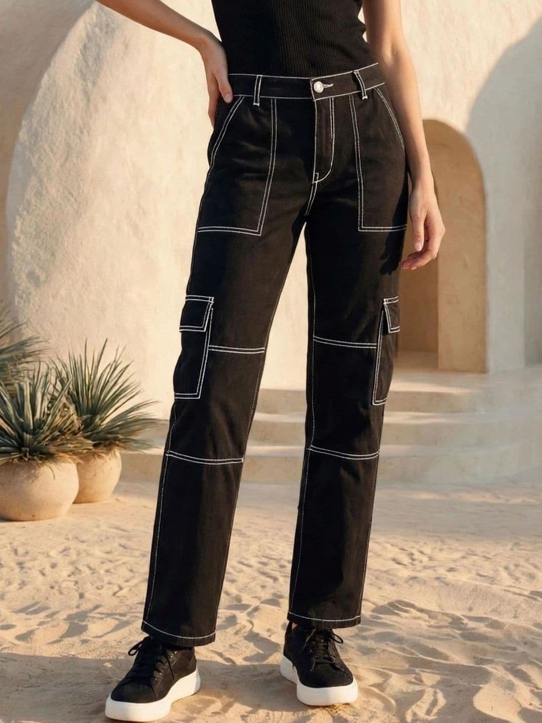 SZN Women Classic Regular Fit Mid-Rise Stretchable Jeans - view 1