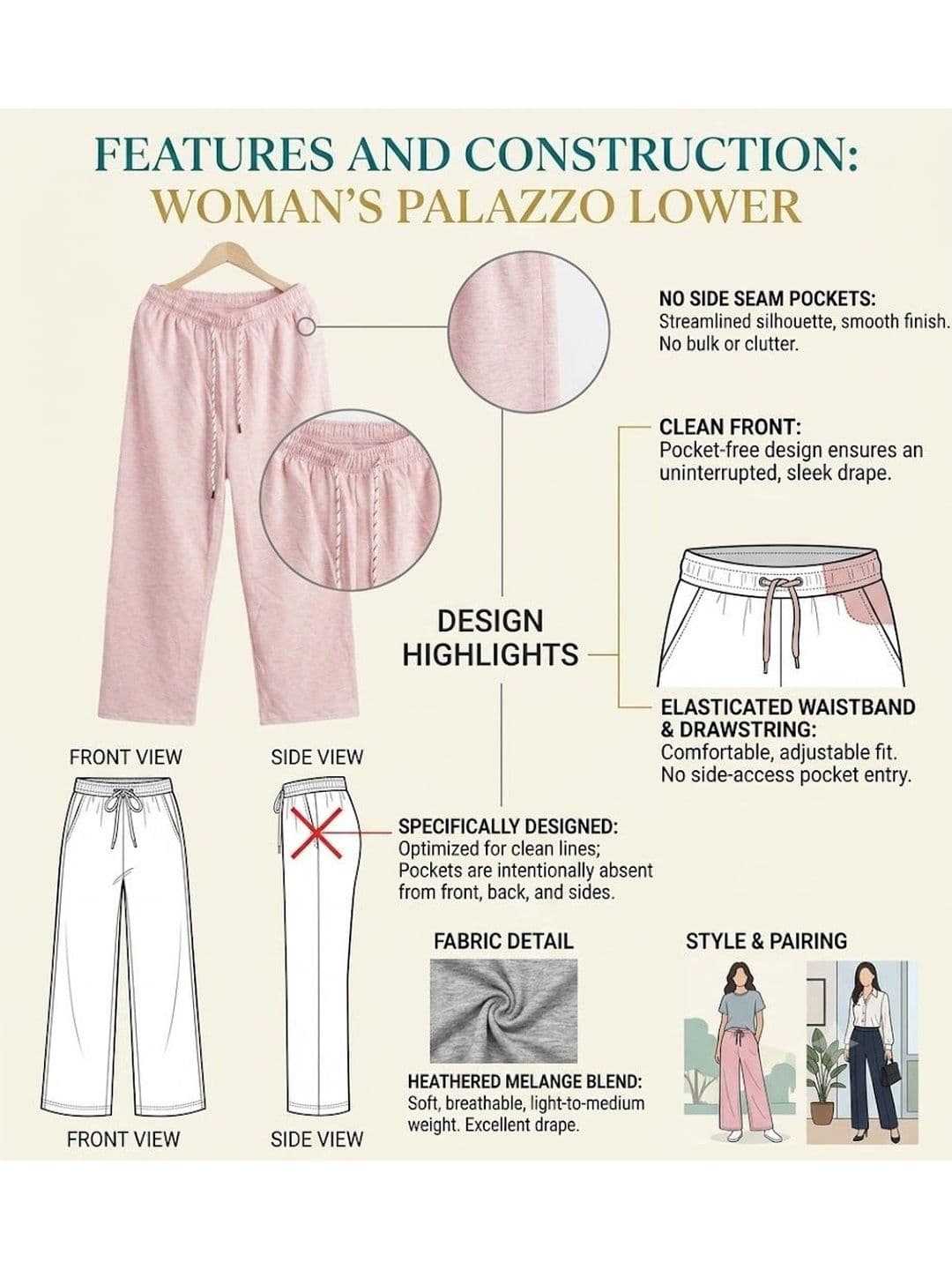 Alexvyan Women Knitted Palazzos thumbnail 5
