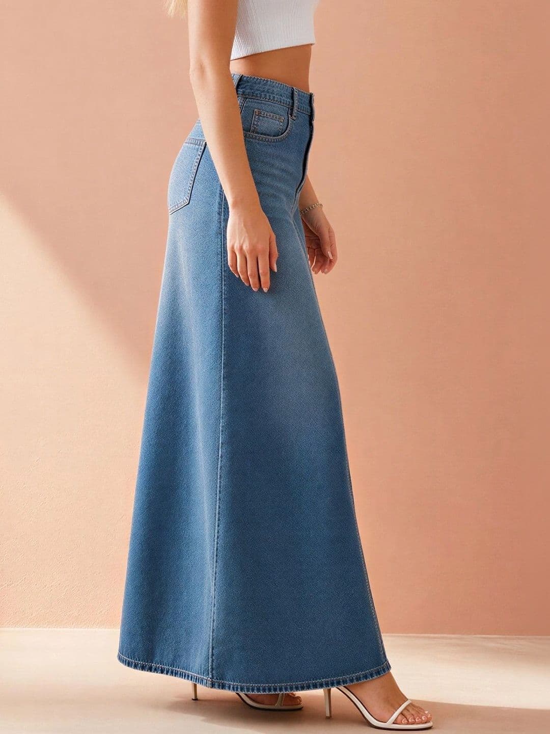 ATELIER REBEL Women Maxi A-Line Skirt thumbnail 2