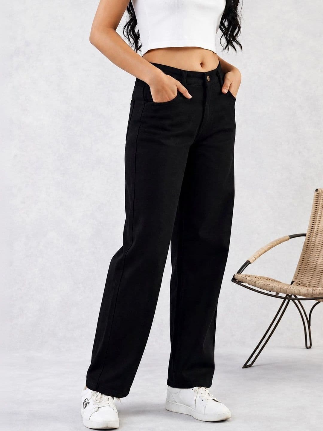 Moda Rapido Women Classic Regular Fit Mid-Rise Stretchable Jeans thumbnail 3