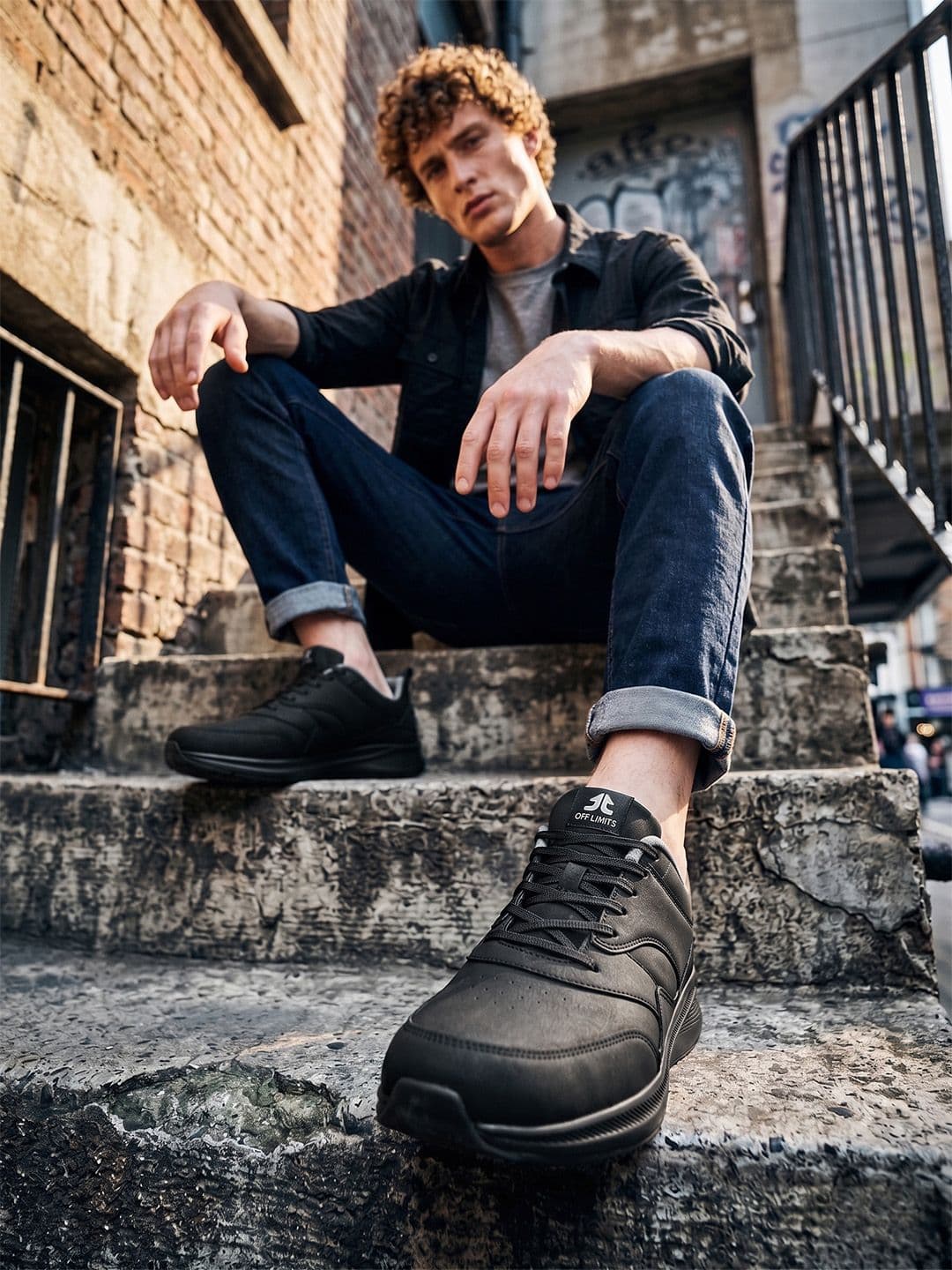 OFF LIMITS Stussy Bt Black Synthetic Training Shoes thumbnail 5