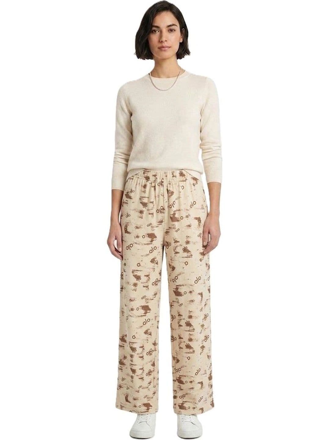 Alexvyan Women Printed Knitted Palazzos thumbnail 6