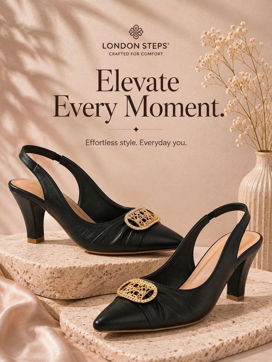 LONDON STEPS Block Pumps with Buckles thumbnail 6