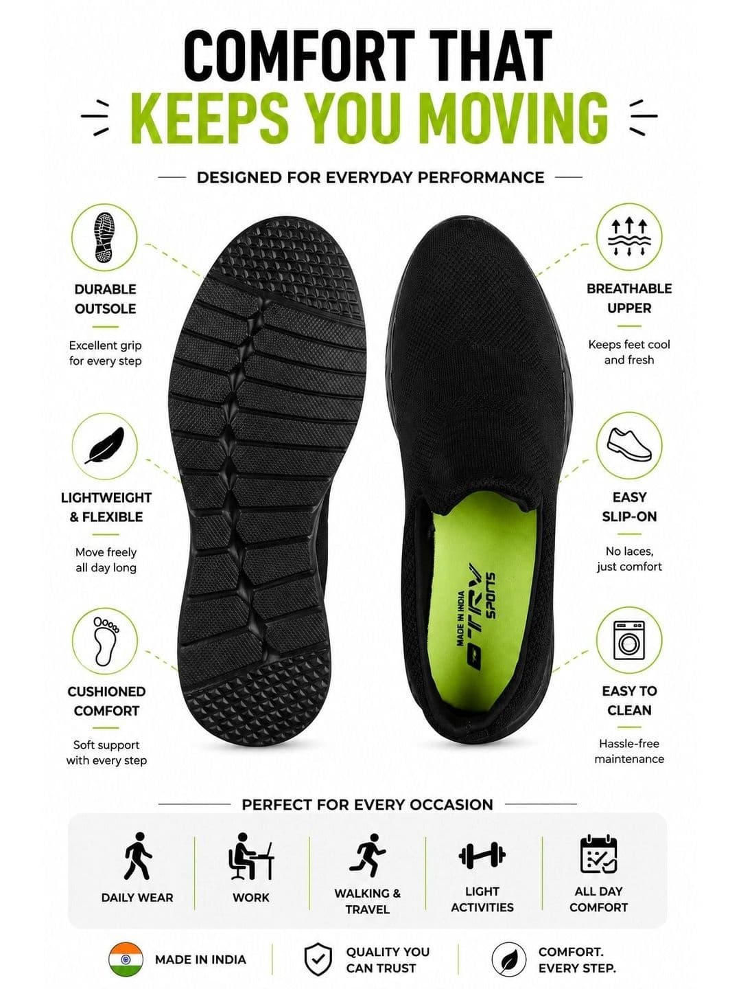 TRV Men Walking Shoes thumbnail 3