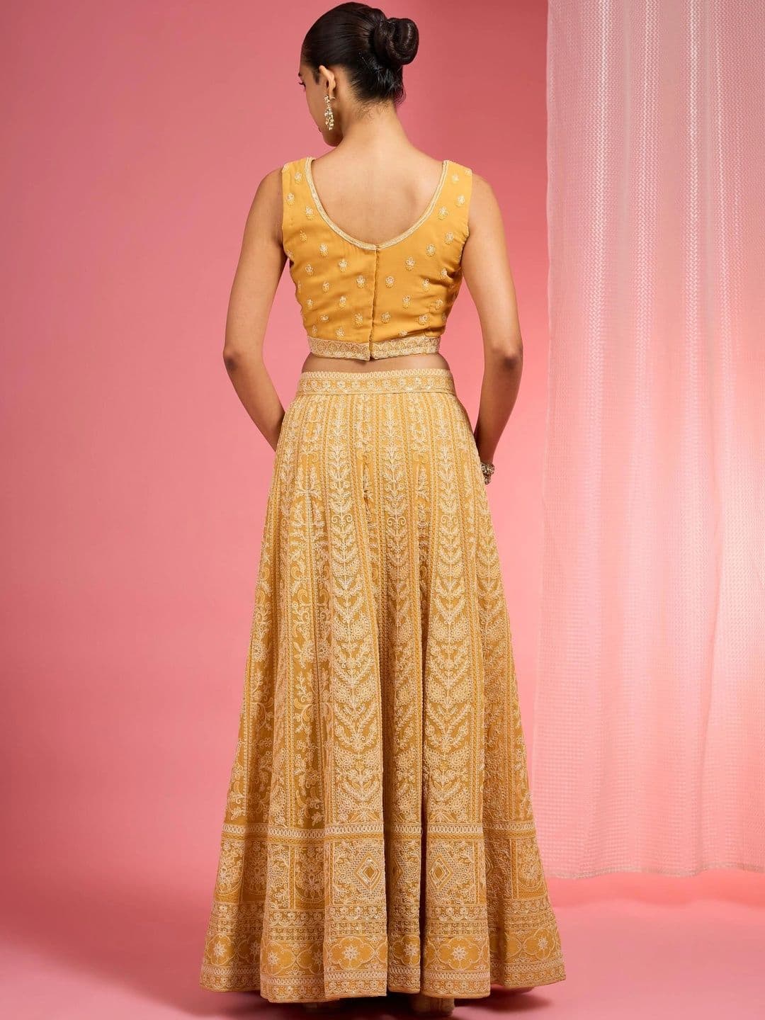 MILU MADAN Embroidered Thread Work Semi-Stitched thumbnail 2