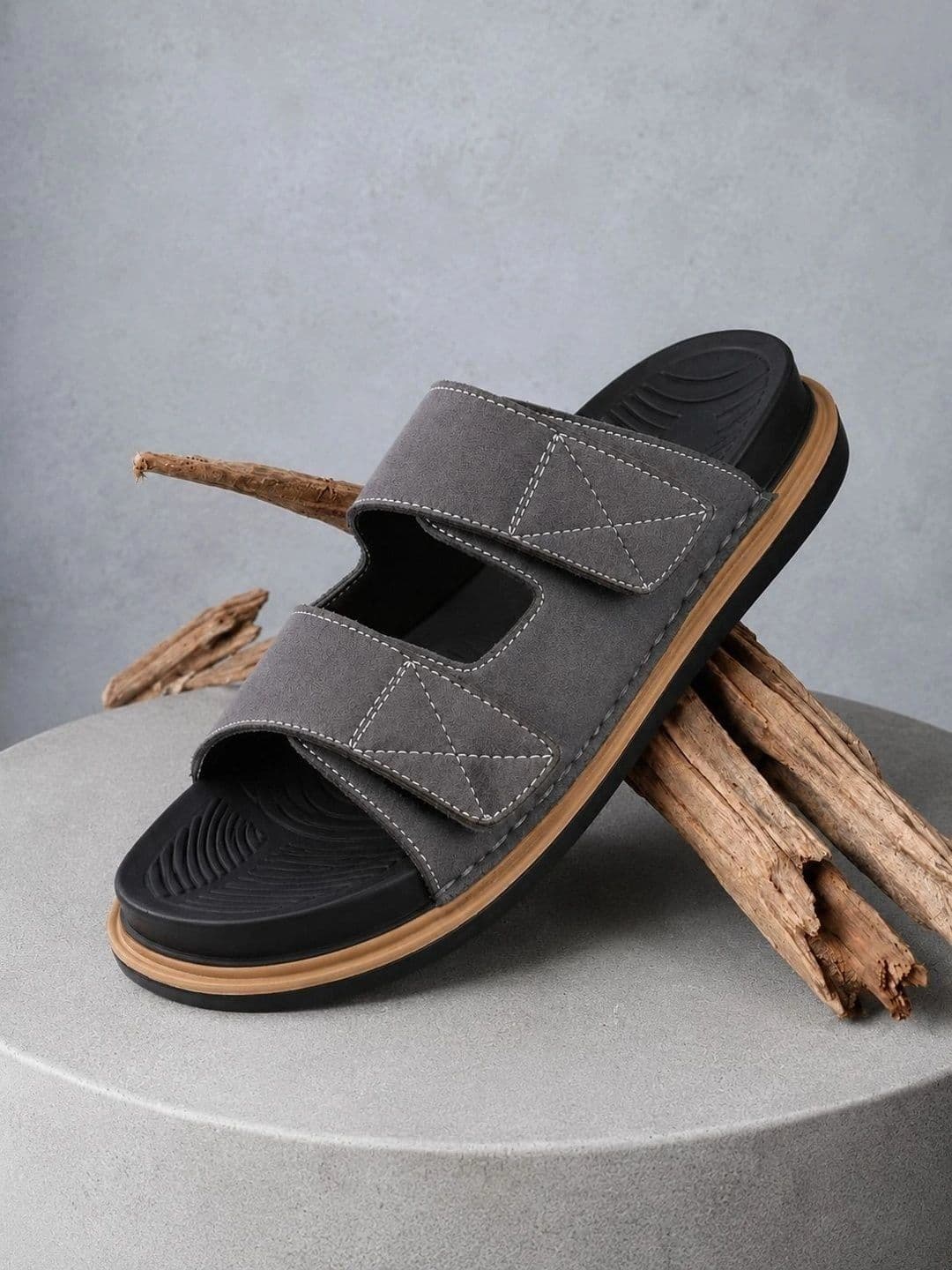 Roadster Men Suede Comfort Sandals - view 1