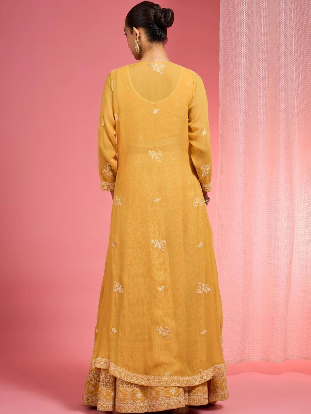 MILU MADAN Embroidered Thread Work Semi-Stitched thumbnail 6