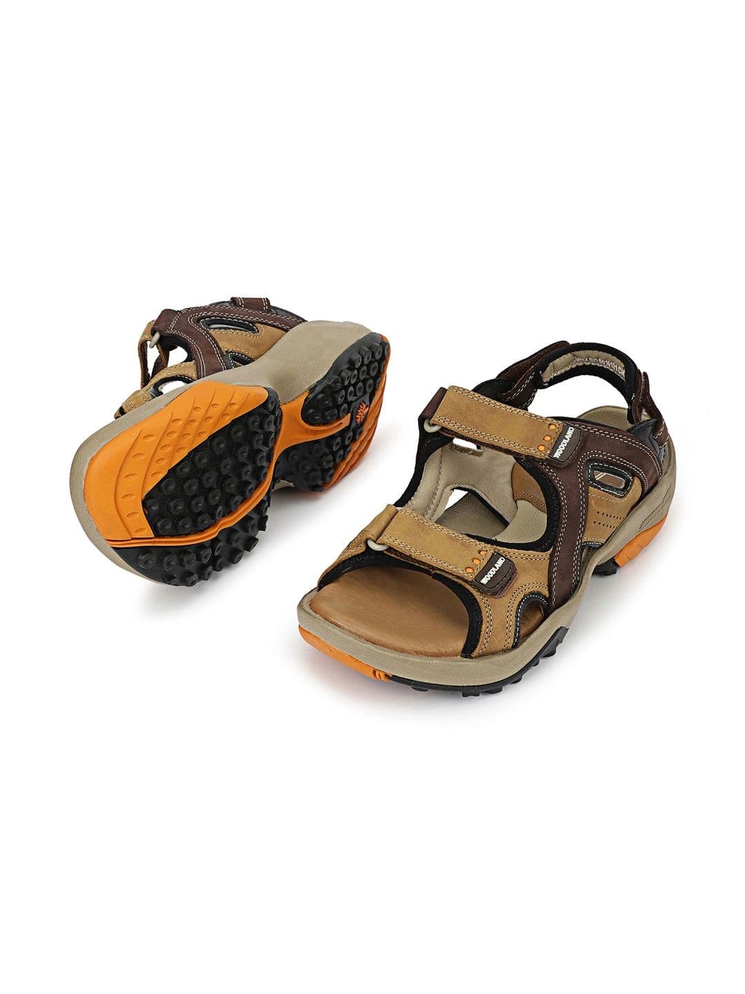 Woodland Men Leather Sandals thumbnail 3