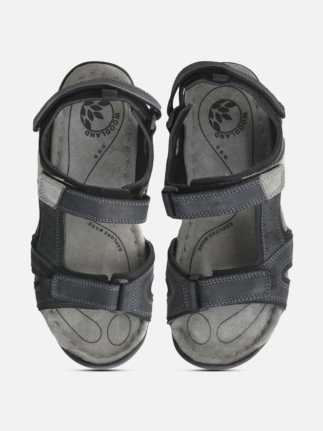 Woodland Men Leather Sandals thumbnail 4