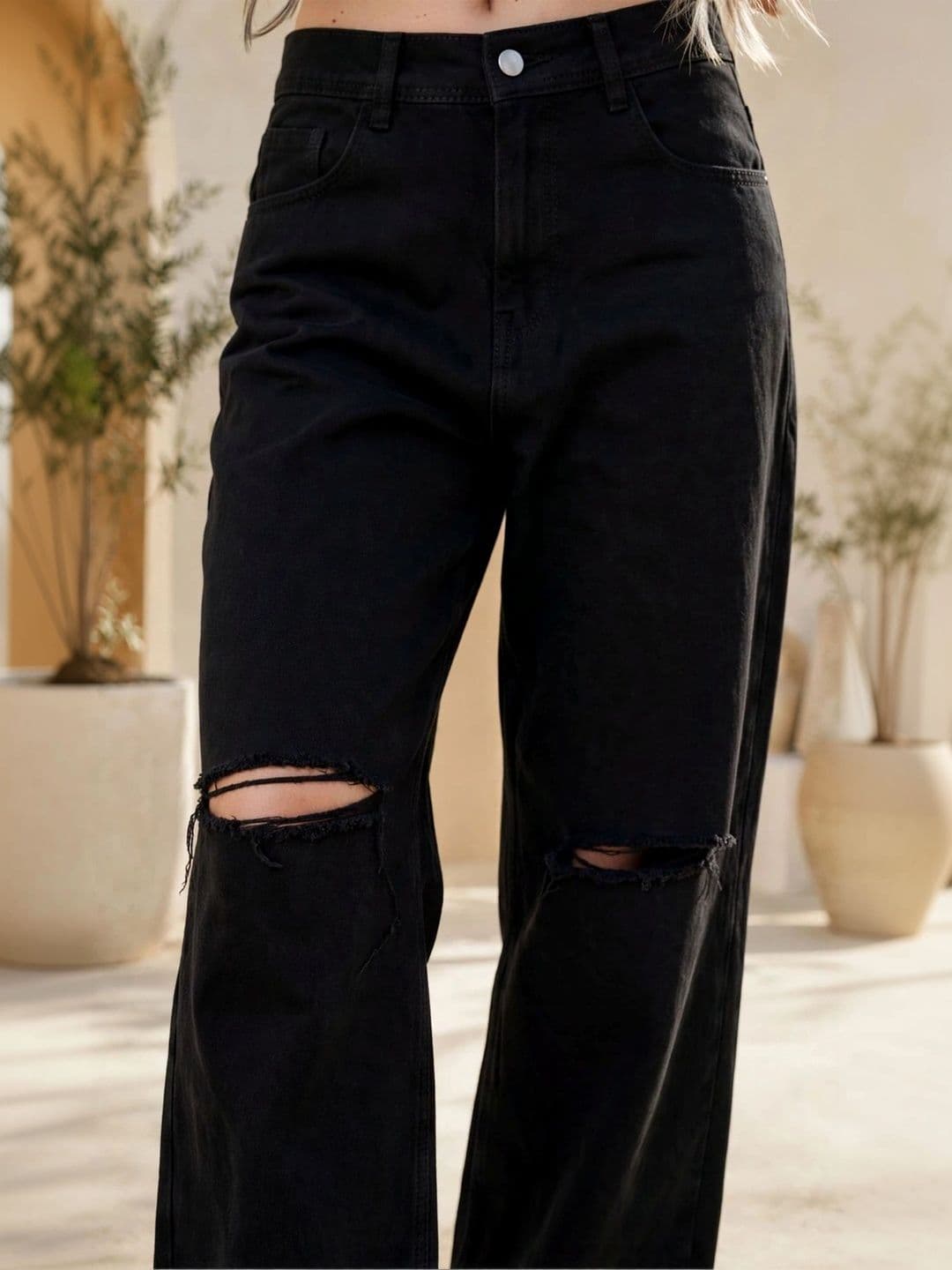 Moda Rapido Women Classic Regular Fit Mid-Rise Highly Distressed Stretchable Jeans thumbnail 2