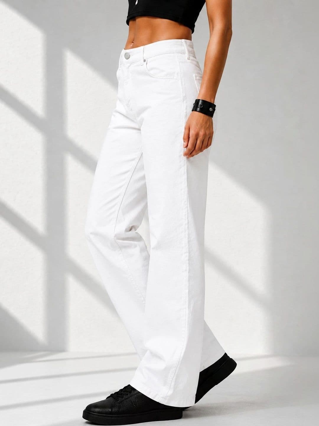 Moda Rapido Women Classic Regular Fit Mid-Rise Stretchable Jeans thumbnail 3