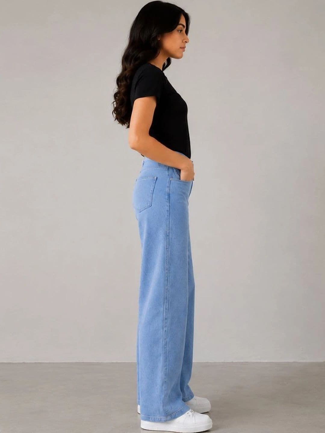 SZN Women Classic Regular Fit Mid-Rise Stretchable Jeans thumbnail 6