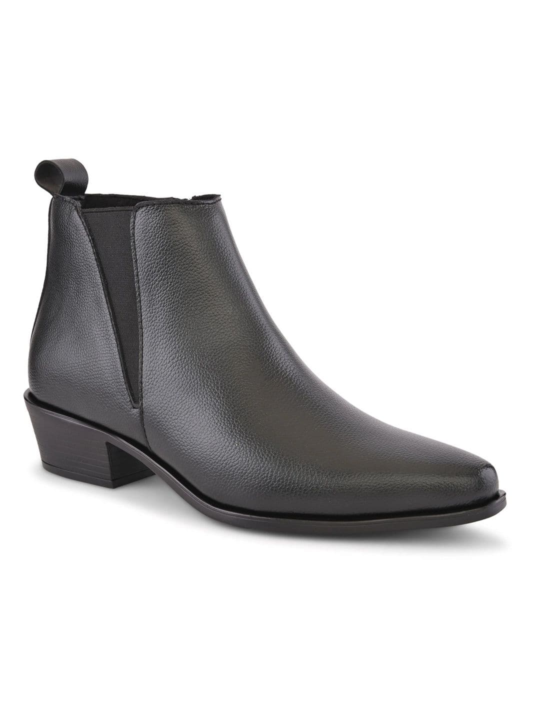 The Roadster Lifestyle Co Women Textured Pointed Toe Zip Chelsea Boots thumbnail 6