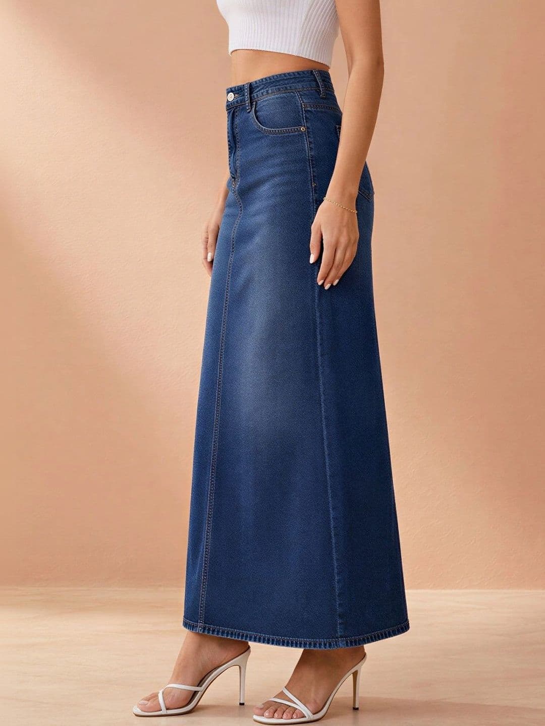 ATELIER REBEL Women Maxi Straight Skirt thumbnail 5
