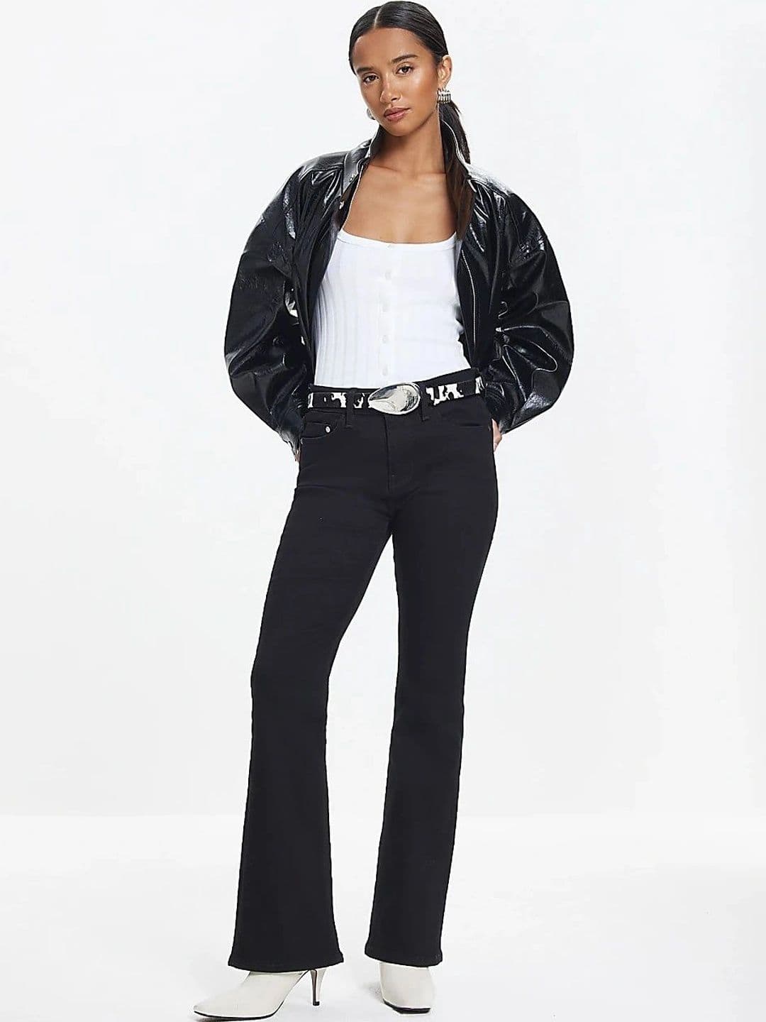 Aadvi Fashion Women Super Flared High-Rise Stretchable Jeans - view 1
