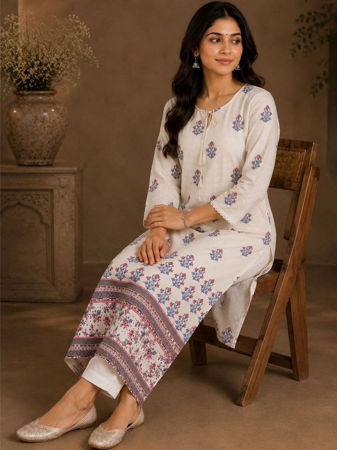 Anouk Women Floral Printed Floral Kurta thumbnail 6